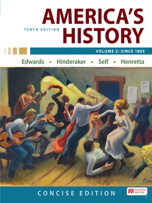 cover image of America's History, Volume 2